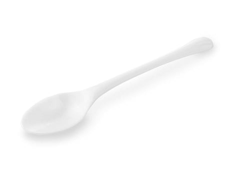 4.5in RCPLA compostable teaspoon - white