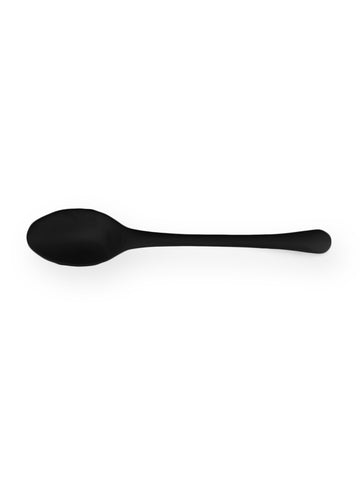 4.5in RCPLA compostable teaspoon - black