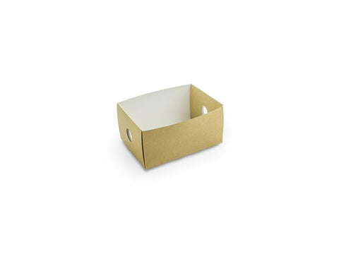 Platter box eighth insert = kraft