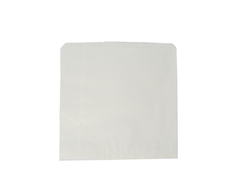 Recycled flat bag 17.7 x 17.7cm - white