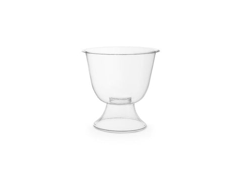 6oz (175ml) PLA wine goblet - clear