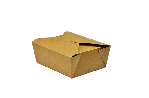 No.8 food carton 1300ml (15 x 12 x 6.5cm) - kraft