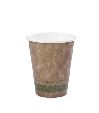 12oz brown kraft hot cup - large lid