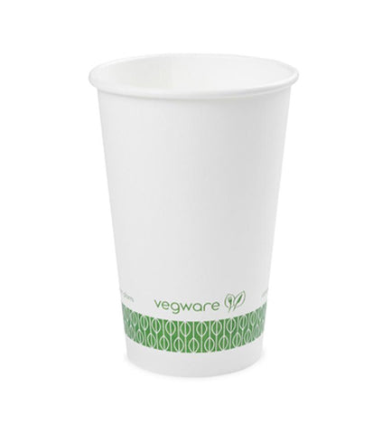 16oz white hot cup - large lid