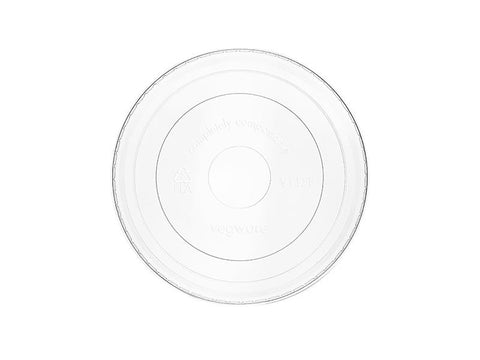 Flat clear PLA cold lid (fits 12-32oz bowls)