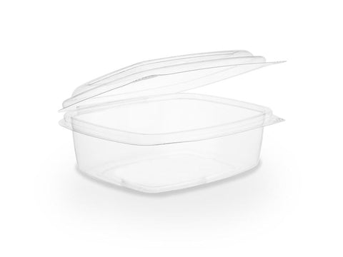 12oz (360ml) Rectangular hinged container - clear