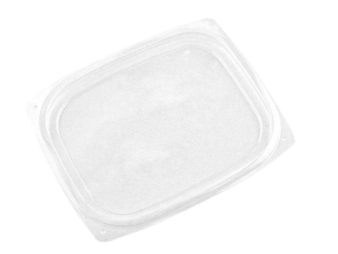 Lid - Rectangular (fits 8,12,16oz) - clear