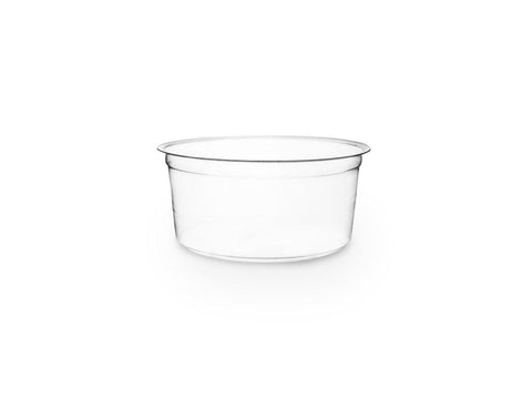 12oz (375ml) Round container - clear