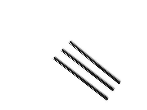 Cocktail 5 x 150mm black PLA straw
